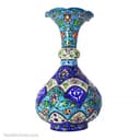 گلدان میناکاری مسی مدل کوزه ی 16 سانتی کد LT-20