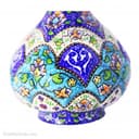 گلدان میناکاری مسی مدل کوزه ی 16 سانتی کد LT-20