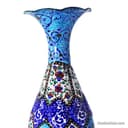 گلدان کوزه ای میناکاری مسی 16 سانتی کد LT-93