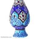 گلدان کوزه ای میناکاری مسی 16 سانتی کد LT-93