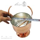 یخدان مسی زنجان به همراه انبر به قطر 14 سانتیمتری کد AH-130