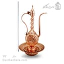 آفتابه لگن مسی زنجان قلم کاری شده کد MJ-121