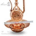 آفتابه لگن مسی زنجان قلم کاری شده کد MJ-121