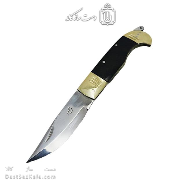 چاقوی دنده ای بزرگ زنجان 24 سانتیمتری دسته مشکی کد SHN-30