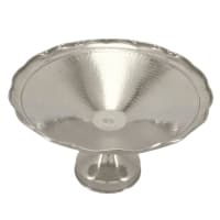 آجیل خوری مسی زنجان با روکش کروم مدل دیبا 27 سانتی کد AH-43