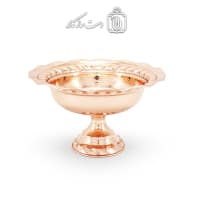 شکلات خوری مسی جدید پایه دار فضلی قطر 20 سانتیمتری کد AH-123