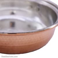 ماهیتابه مسی کوچک زنجان دسته دار سایز 1 کد PA-26