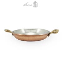 ماهیتابه مسی کوچک زنجان 17 سانتی دسته برنجی کد AH-158