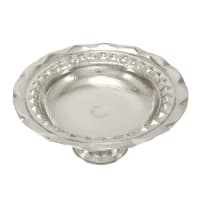 میوه خوری مسی سفید پایه دار جدید قطر 32 سانتیمتری کد AH-71