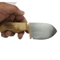 چاقو پوست کن زنجان دسته چوبی 18 سانتیمتری کد MN-70