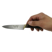 کارد آشپزخانه زنجان تیغه استیل دسته چوبی 20 سانتی MN-33