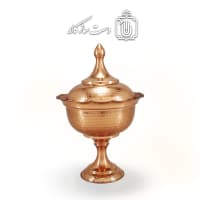 سرویس پذیرایی مسی درب دار 3 تیکه کد HSH-10